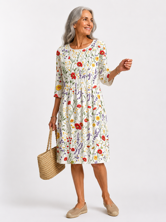 Nicole | Robe Florale Élégante