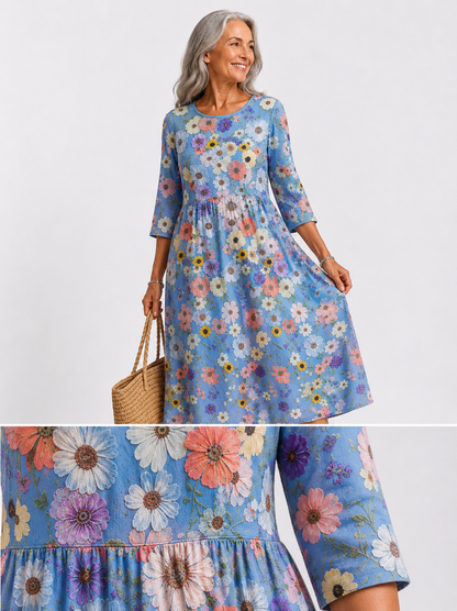 Brooke | Robe Florale Élégante