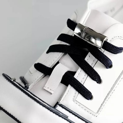 Magnetic elastic laces black